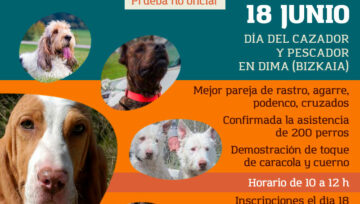 CONCURSO DE BELLEZA PERROS DE TRABAJO DE CAZA MAYOR - DIA CAZADOR Y PESCADOR