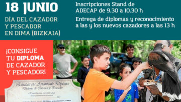 DURANTE EL XXIX DIA DEL CAZADOR Y PESCADOR TAMBIEN SE CELEBRARA UNA YINCANA INFANTIL ORGANIZADA POR ADECAPGAZTEAK. EN LA CUAL LOS Y LAS MAS JOVENES PODRAN CONSEGUIR SU DIPLOMA DE CAZADORA Y PESCADORA